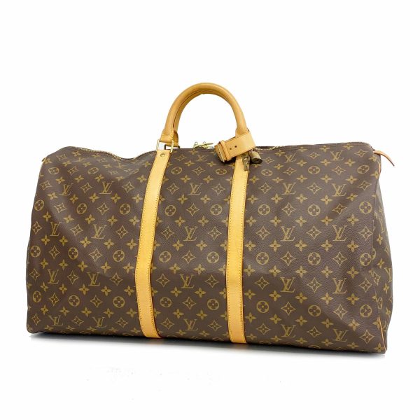 1240001054805 1 Louis Vuitton Keepall 60 Monogram Bag Brown