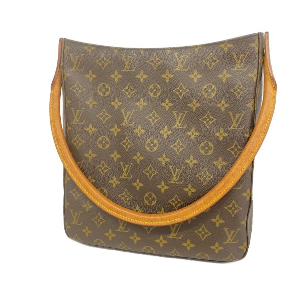 1240001054816 1 Louis Vuitton Looping Gm Monogram Shoulder Bag Brown