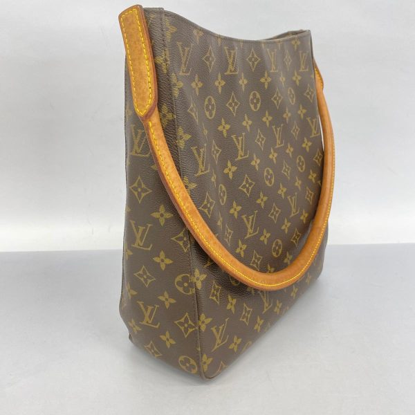 1240001054816 2 Louis Vuitton Looping Gm Monogram Shoulder Bag Brown