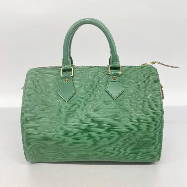 1240001054818 14 Louis Vuitton Speedy 25 Epi Handbag Borneo Green