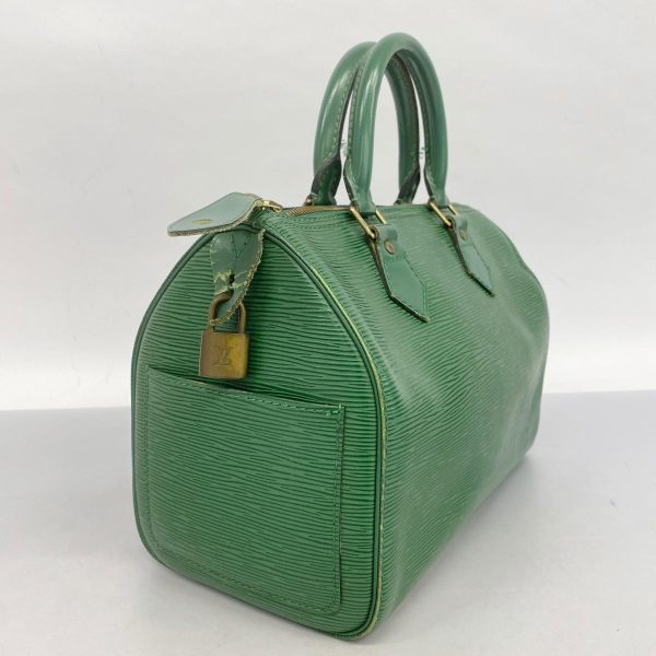 1240001054818 2 Louis Vuitton Speedy 25 Epi Handbag Borneo Green