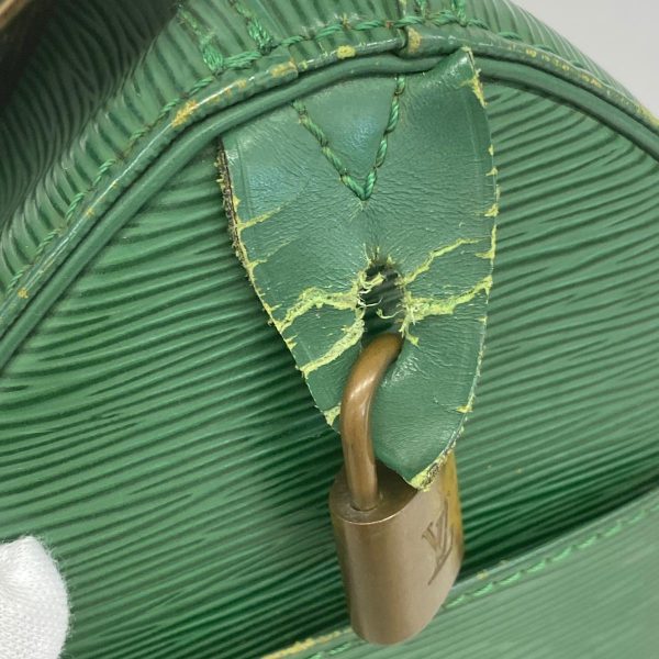 1240001054818 9 Louis Vuitton Speedy 25 Epi Handbag Borneo Green