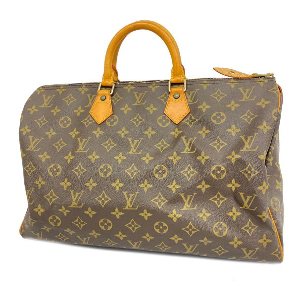 1240001054826 1 Louis Vuitton Speedy 40 Monogram Handbag Brown