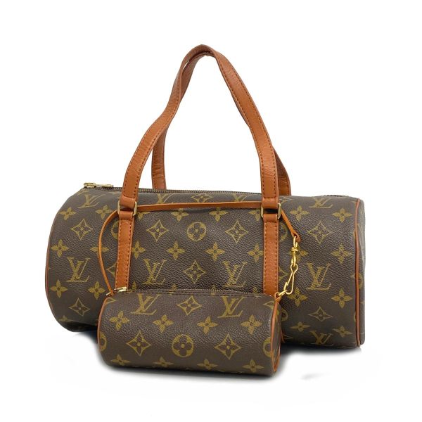 1240001054835 1 Louis Vuitton Papillon 30 Monogram Handbag Brown