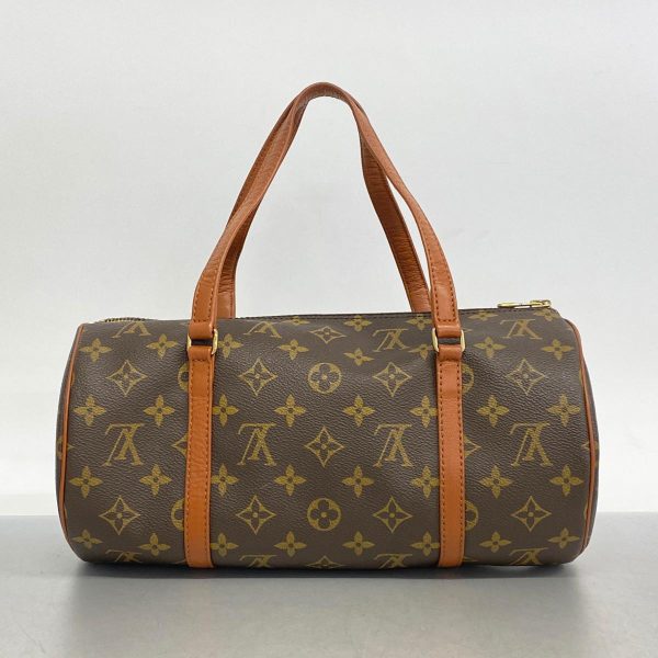 1240001054835 11 Louis Vuitton Papillon 30 Monogram Handbag Brown