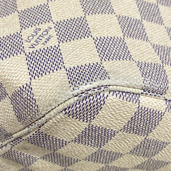 1240001054839 8 Louis Vuitton Neverfull Mm Damier Azur Tote Bag White