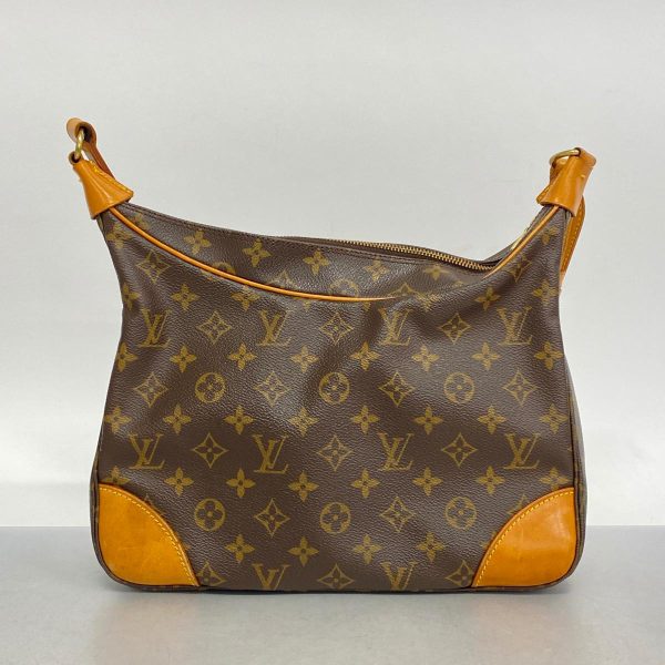 1240001054863 12 Louis Vuitton Boulogne 30 Monogram Shoulder Bag Brown