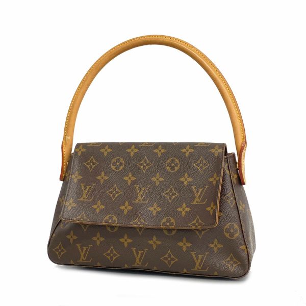 1240001054864 1 Louis Vuitton Mini Looping Monogram Shoulder Bag Brown