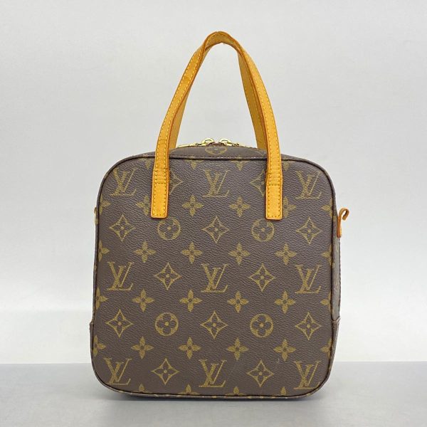 1240001054865 12 Louis Vuitton Spontini Monogram Two Way Bag Brown