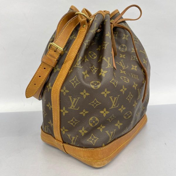 1240001054876 2 Louis Vuitton Noe Monogram Shoulder Bag Brown