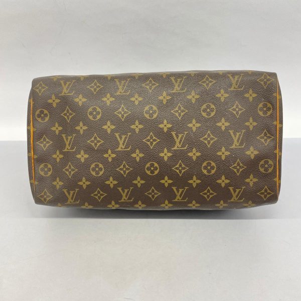 1240001054884 3 Louis Vuitton Speedy 35 Monogram Handbag Brown