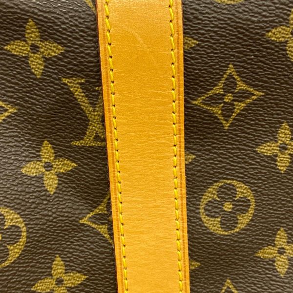 1240001054886 12 Louis Vuitton Keepall Bandouliere 55 Monogram Bag Brown