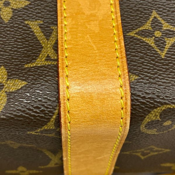 1240001054886 7 Louis Vuitton Keepall Bandouliere 55 Monogram Bag Brown