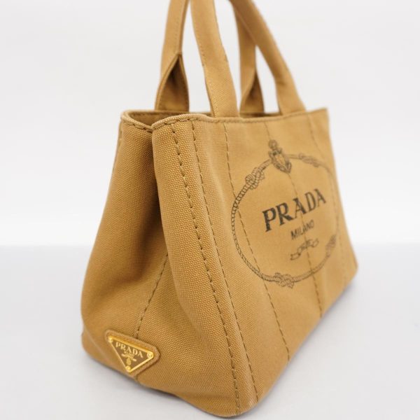 1240001054931 2 Prada Canapa 2WAY Bag Brown