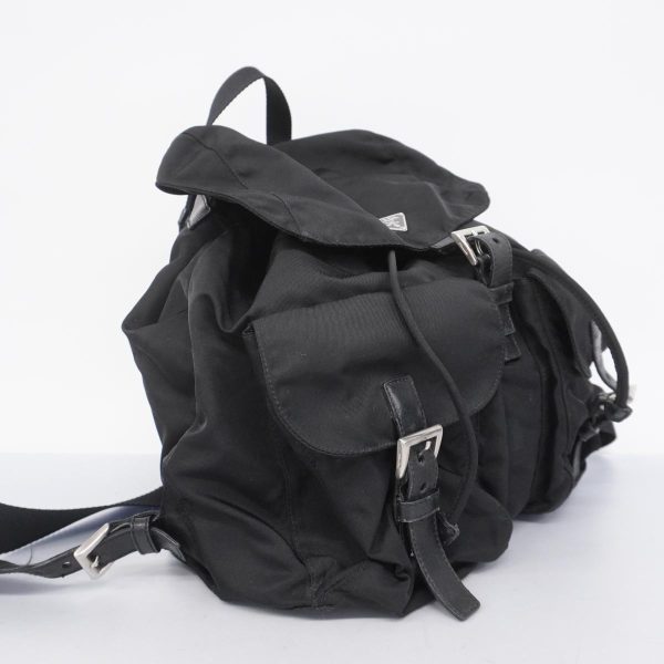 1240001054990 2 Prada Nylon Rucksack Black