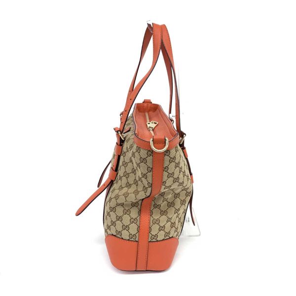 1240001072476 2 GUCCI 2WAY bag Beige Orange GG bag