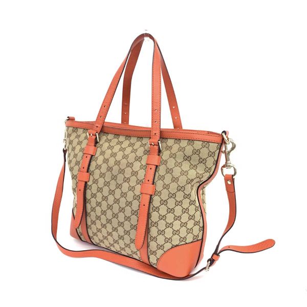 1240001072476 3 GUCCI 2WAY bag Beige Orange GG bag