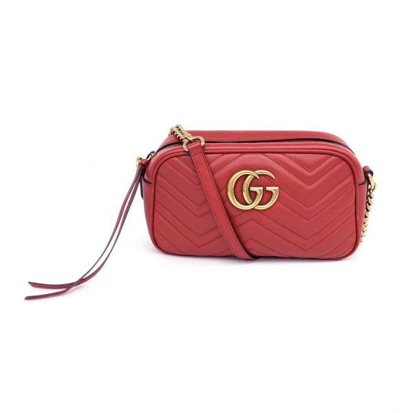 1240001073624 1 GUCCI GG Marmont shoulder bag red crossbody bag