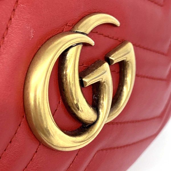 1240001073624 7 GUCCI GG Marmont shoulder bag red crossbody bag