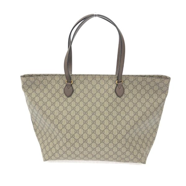 1240001079300 1 GUCCI Ophidia tote Greige leather GG medium bag