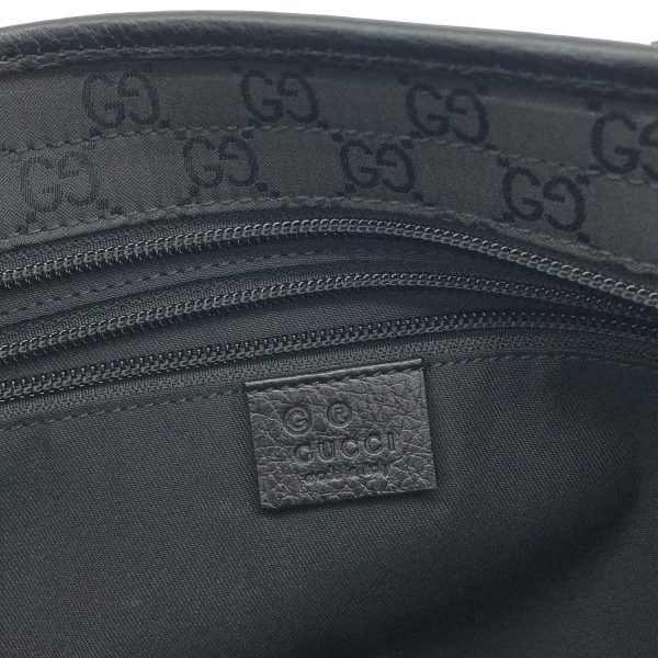 1240001081731 5 GUCCI tote bag black nylon GG bag