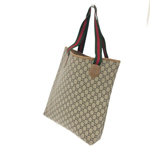 1240001083824 3 GUCCI PLUS Sherry line tote bag beige GG Supreme bag