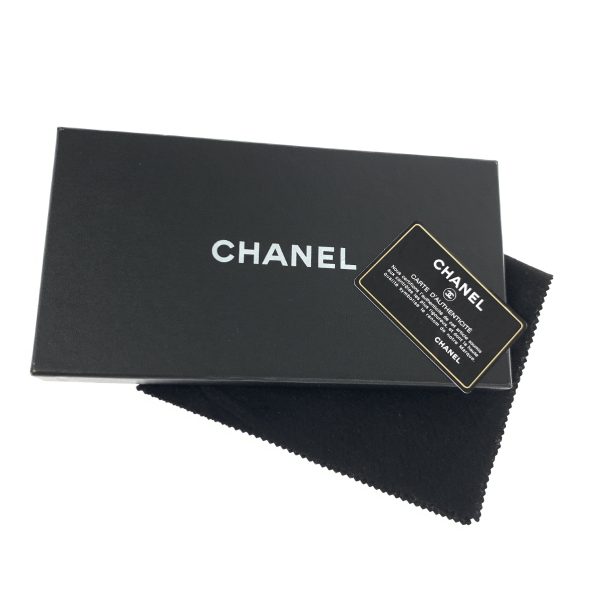 1240001083879 8 CHANEL Long Wallet Black Caviar Skin