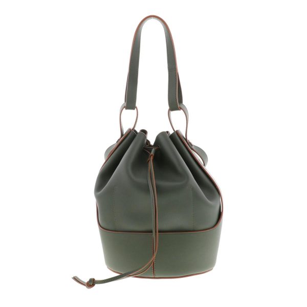 1240002021129 4 Loewe Balun Large 2Way Shoulder Bag Khaki