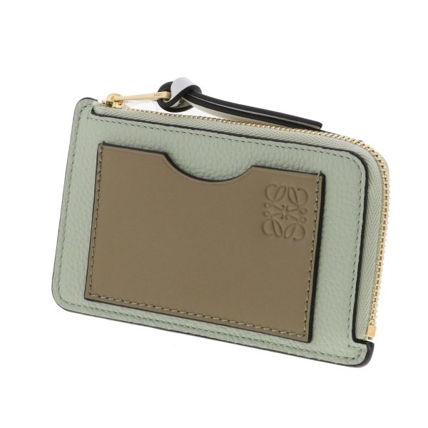 1240002021215 2 Loewe Coin Card Holder Wallet Green