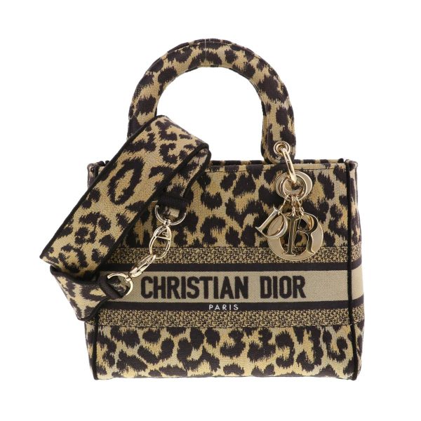 1240002021967 1 Christian Dior D Lite Bag Shoulder Bag Mizza Leopard