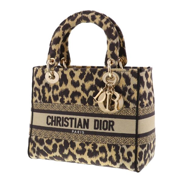 1240002021967 2 Christian Dior D Lite Bag Shoulder Bag Mizza Leopard