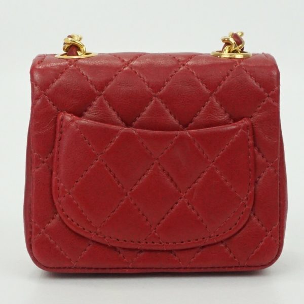 1240002038383 2 Chanel Mini Matelasse Waist Bag Red