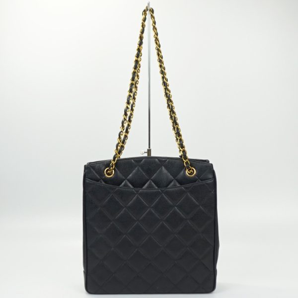 1240002044847 2 Chanel Caviar Tote Bag Black