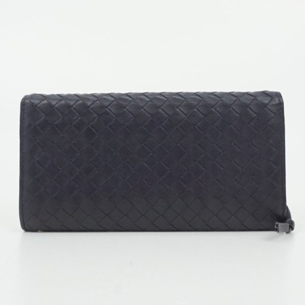 1240002045086 2 Bottega Veneta Wallet Blue Flap Type Long