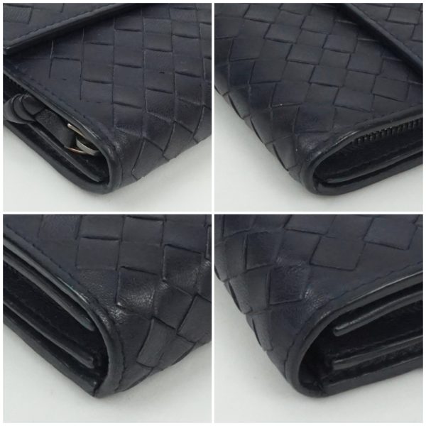 1240002045086 4 Bottega Veneta Wallet Blue Flap Type Long