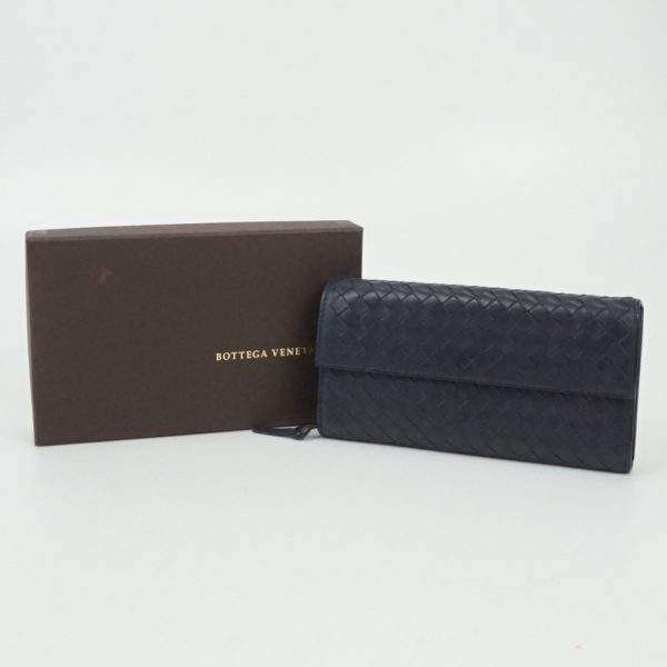 1240002045086 9 Bottega Veneta Wallet Blue Flap Type Long