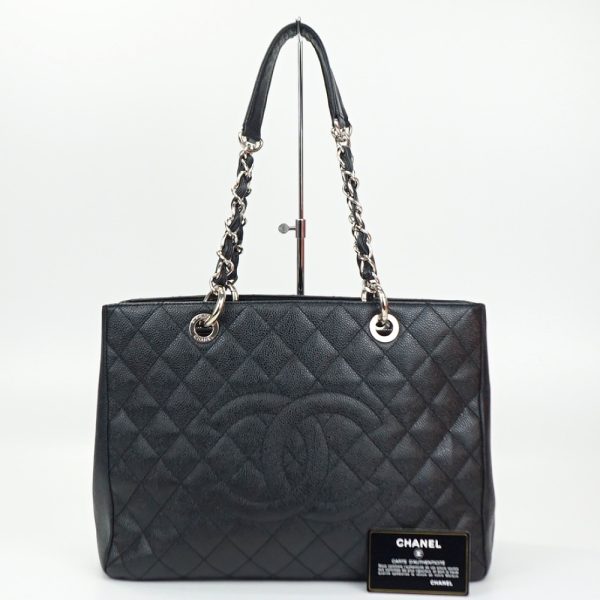 1240002048367 9 Chanel Caviar Tote Bag Black