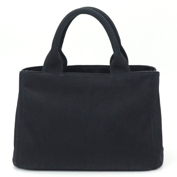 1240002049155 2 PRADA Canapa Tote Black Shoulder Bag