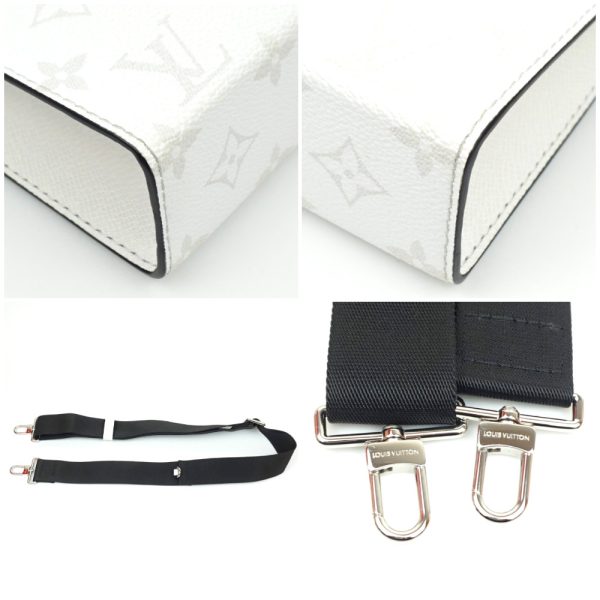 1240002050527 4 LOUIS VUITTON Gaston Wearable Wallet Taigarama 2way White