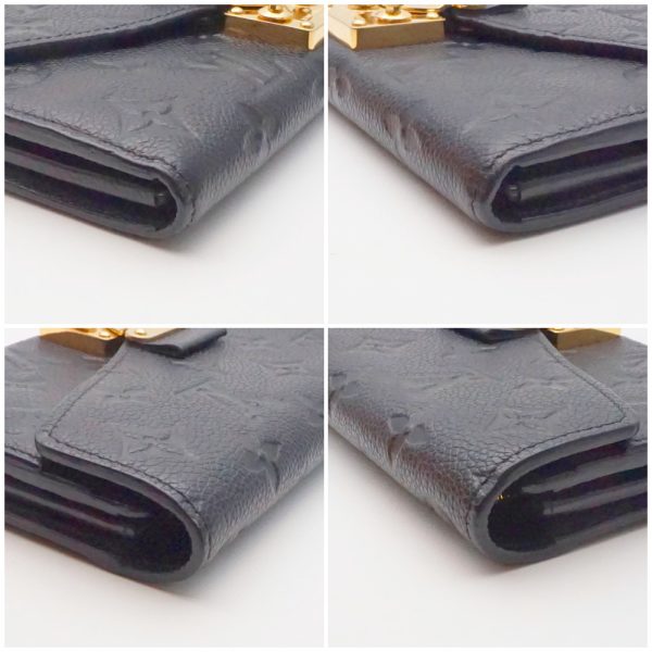 1240002050692 4 LOUIS VUITTON Metis Empreinte Noir Black Long Wallet