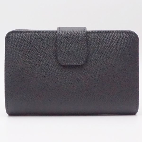 1240002050813 2 PRADA Saffiano Wallet NERO Black Wallet