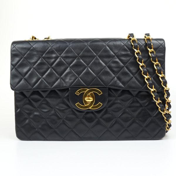 1240002050955 1 Chanel Matelasse Shoulder Bag Black