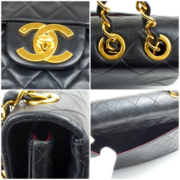 1240002050955 8 Chanel Matelasse Shoulder Bag Black