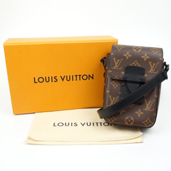 1240002050962 8 LOUIS VUITTON S Lock Wearable Wallet Macassar Brown Shoulder Bag