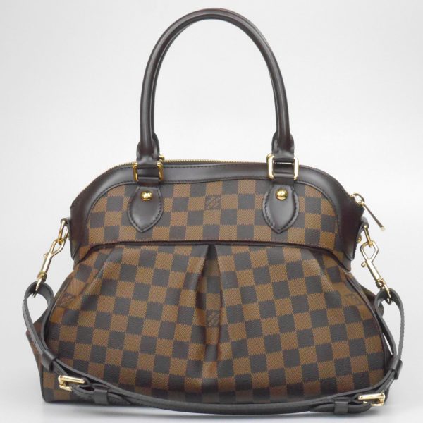 1240002051354 1 Louis Vuitton Trevi PM Damier Handbag Brown