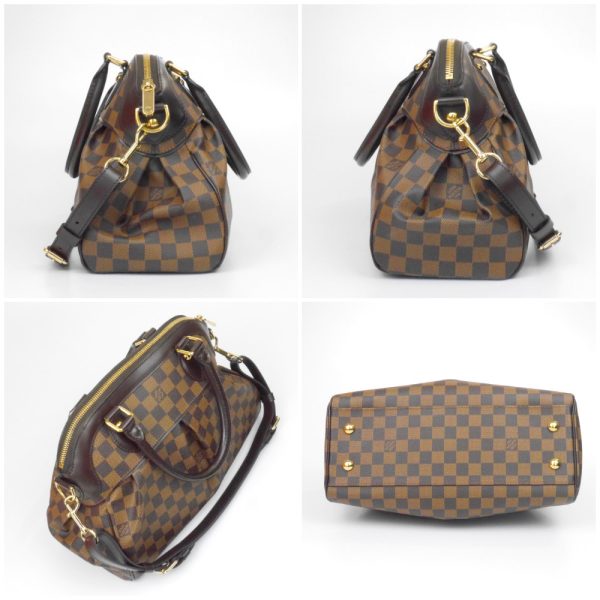 1240002051354 3 Louis Vuitton Trevi PM Damier Handbag Brown