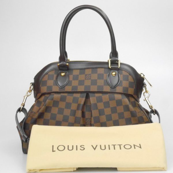 1240002051354 8 Louis Vuitton Trevi PM Damier Handbag Brown