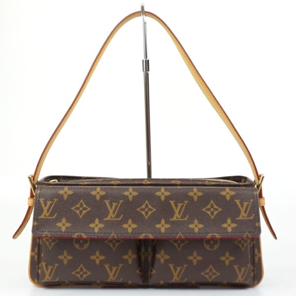 1240002051414 1 LOUIS VUITTON Vivacite MM Brown Shoulder Bag