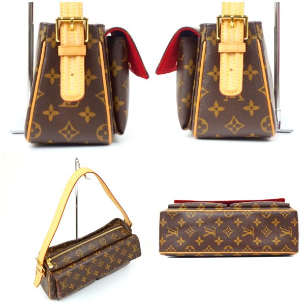 1240002051414 3 LOUIS VUITTON Vivacite MM Brown Shoulder Bag