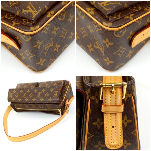 1240002051414 4 LOUIS VUITTON Vivacite MM Brown Shoulder Bag